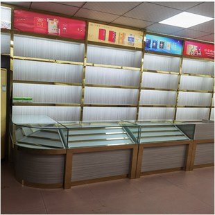 茶叶柜烟酒柜烟柜酒行商场超市实C木烟酒店展示柜红酒柜白酒柜烟