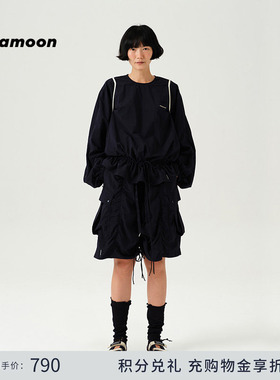 fafamoon设计师品牌 2025夏季新品速干户外短裤女运动休闲透气