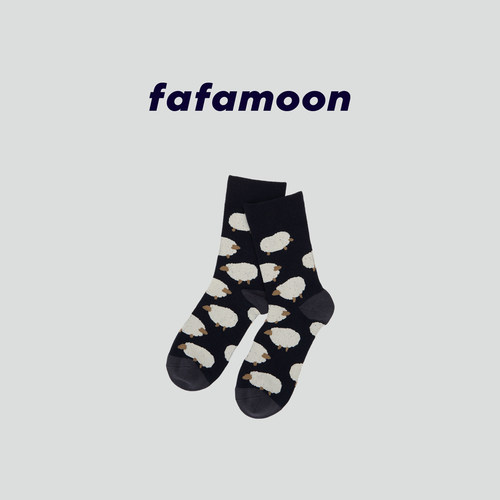 【2026秋冬新品】fafamoon设计师品牌女士袜子