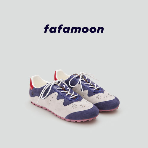【2026秋冬新品】fafamoon设计师品牌Vibram大底镂空装饰休闲鞋