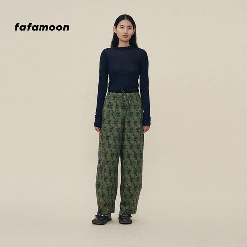 【博主同款】fafamoon设计师品牌秋冬长袖超薄半高领针织打底衫