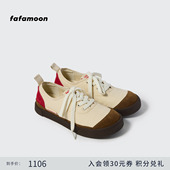 2025秋冬新品 fafamoon设计师品牌 女士 点灯人 工作帆布鞋