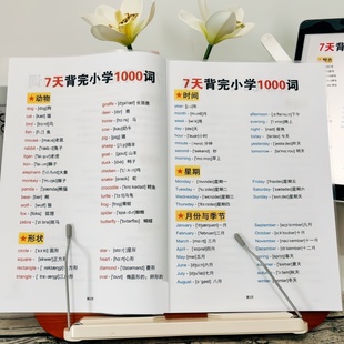 小学生考试常考句型英语单词词汇英语短语基础语法知识点总结卡片