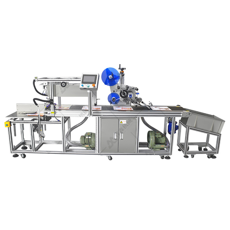 源头工厂定制刮刮卡纸片贴标机自动贴标机全自动上平面贴标机