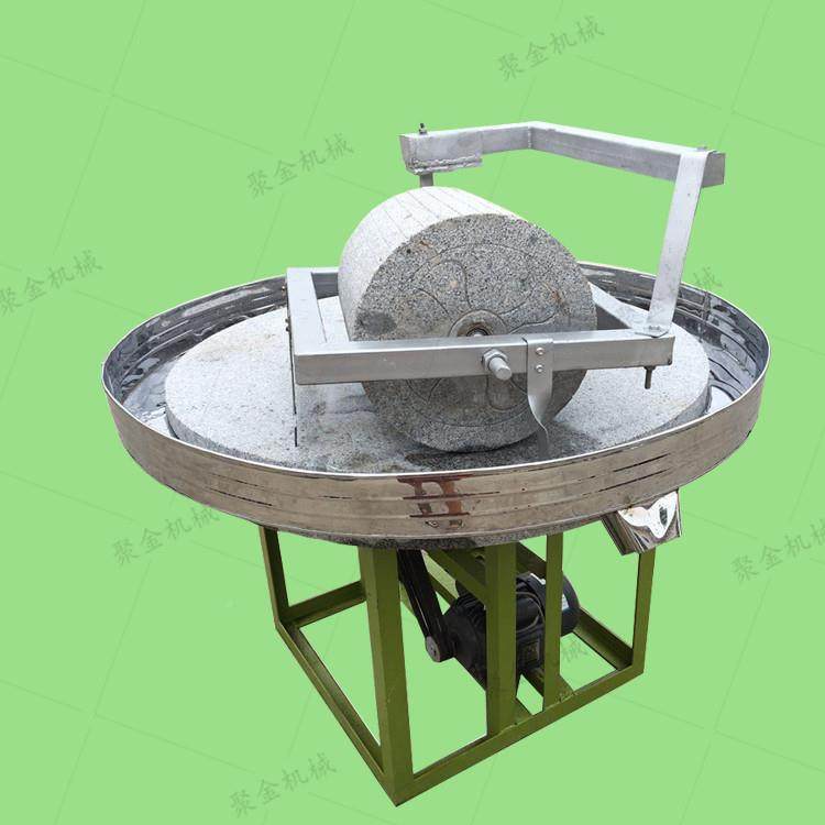 杂去小皮电动石碾dew小型流动电动石流动磨芝麻磨粉石粮碾子