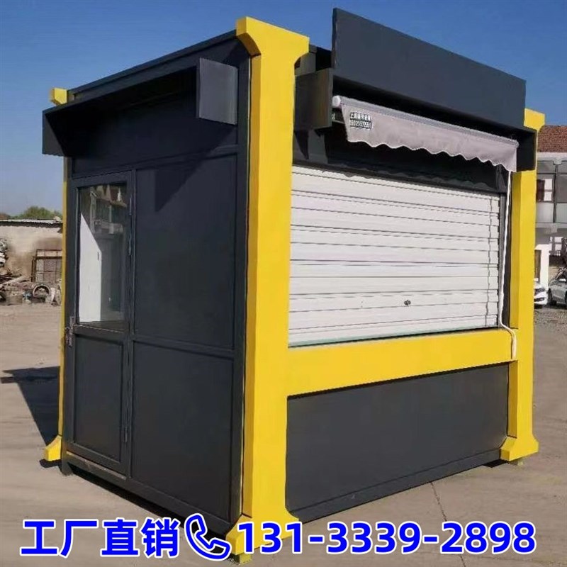 甘肃户外木屋移动售货亭景区小卖部售卖岗亭早餐亭幼儿园防腐木