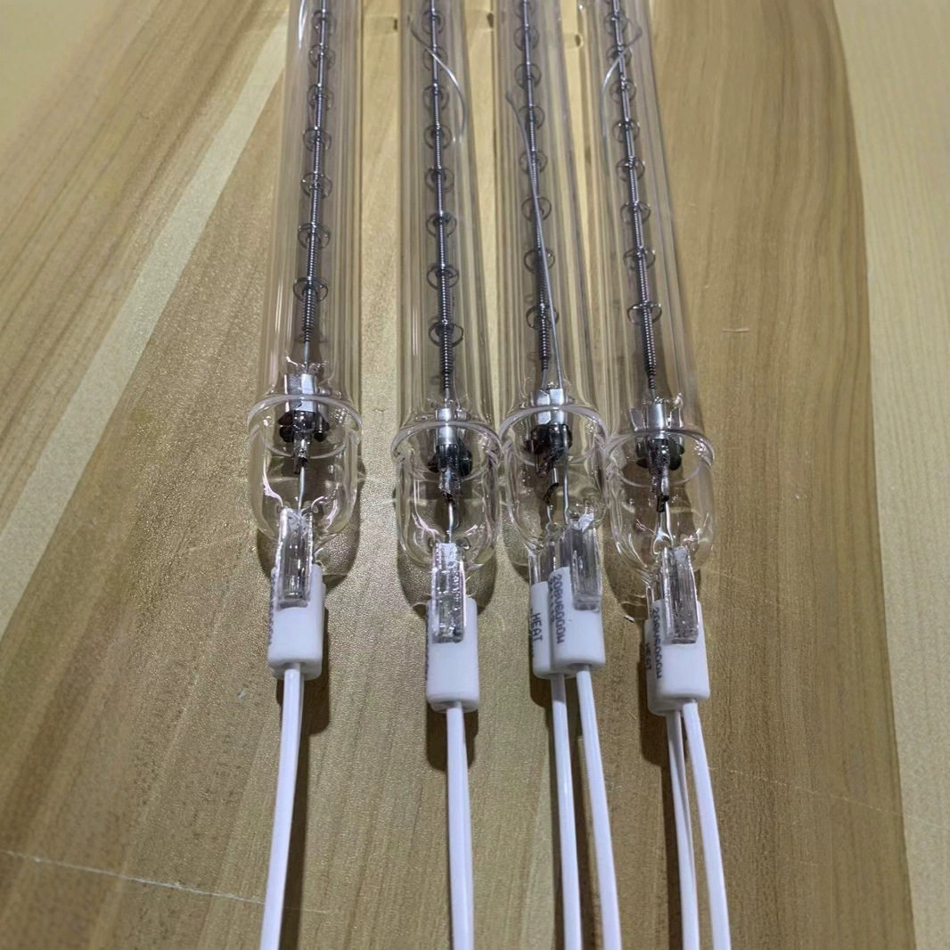 208V6000W透明石英红外加热灯管