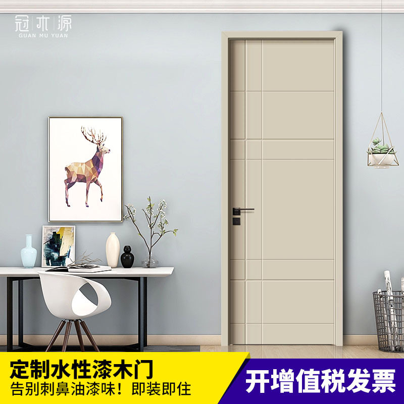 简约精装房纯橡木烤漆室内门