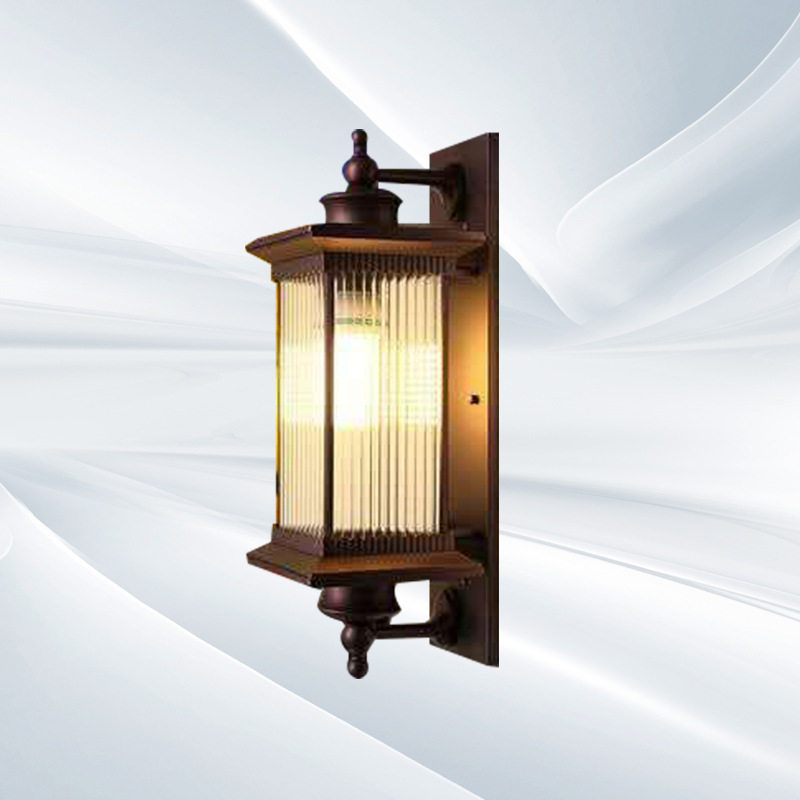 太阳能壁灯室外阳台庭院大门灯花园围墙灯 中式别墅智能超亮LED灯