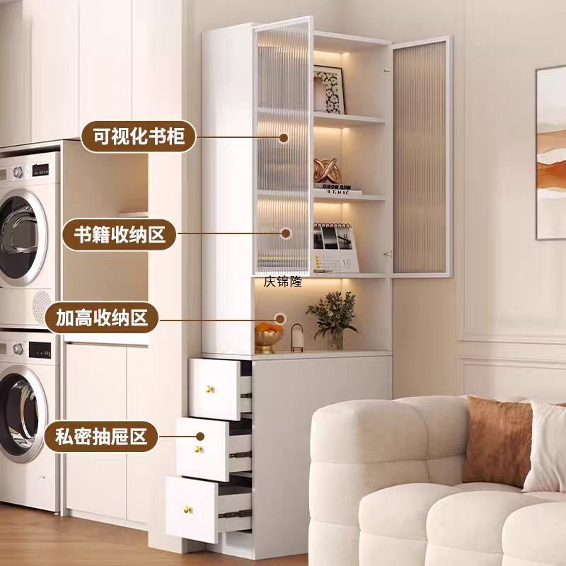 实木转角沙发边柜夹缝收纳