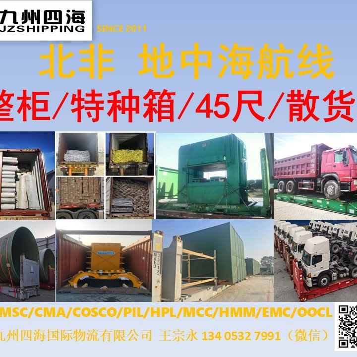 青岛天津到西班牙 瓦伦西亚VALENCIA海运整柜拼箱拖车报关服务