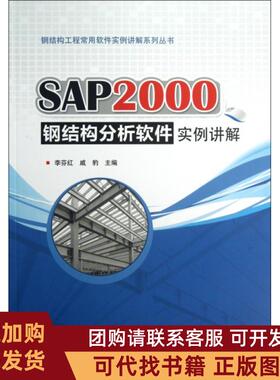 正版图书 SAP2000钢结构分析软件实例讲解钢结构工程常用软件实例讲解系列丛书李芬红戚豹中国建筑工业