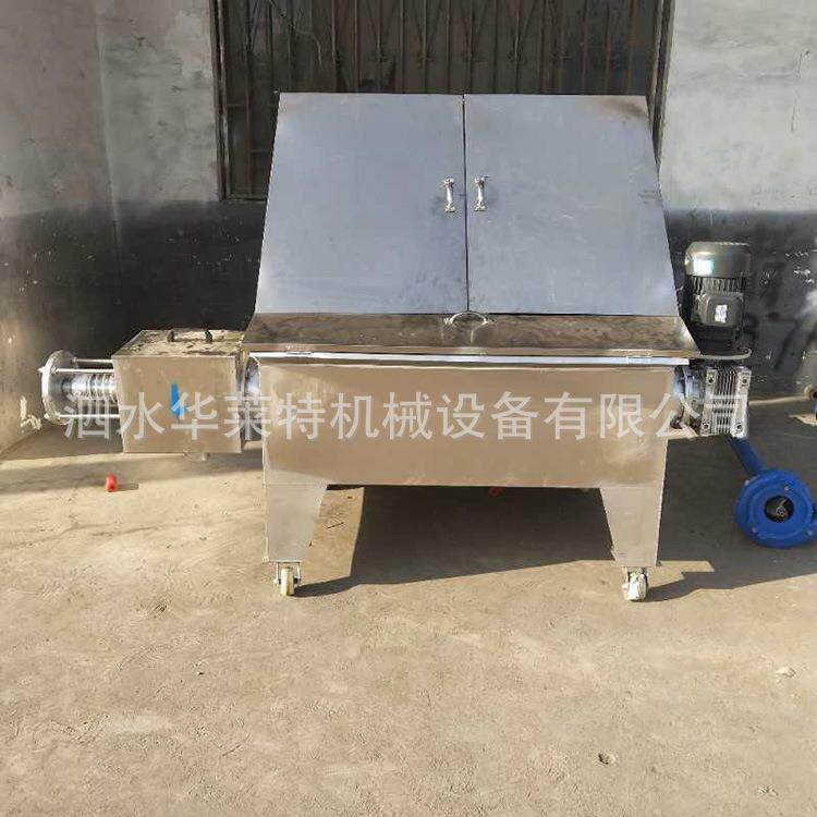 不锈钢斜筛水泡粪固液分离机振动式鸡鸭粪便干湿分离机猪粪脱水机
