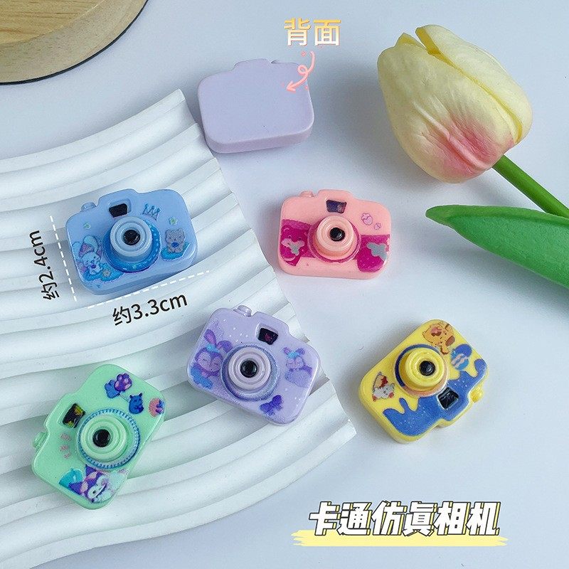 立体小配饰 可爱卡通夜光动物手工diy制作奶油手机壳材料树脂SE34