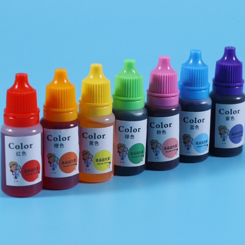 色素儿童实验专用 食品级科学小实验启蒙材料颜色颜料幼儿园SE02
