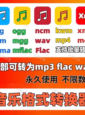 音乐格式转换器kgg kgm kgma kwm ncm mgg mflac ogg flac转mp3