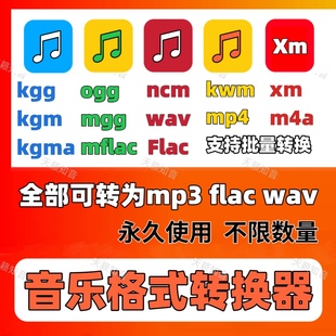 kgma kwm ogg 转换器kgg flac转mp3 mflac kgm mgg 音乐格式 ncm
