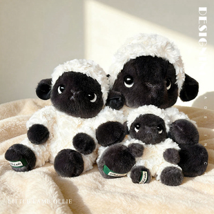 卡通小羊奥利毛绒公仔挂件坐姿小绵羊肖恩玩偶儿童布娃娃生日礼物