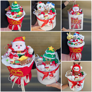 圣诞树老人公仔小八吉伊乌萨奇玩偶花束闺蜜拍照手捧花圣诞节礼物