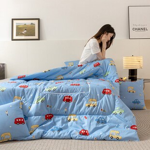 加厚纯棉抱枕被子两用多功能车载靠垫枕头办公室沙发午睡空调被