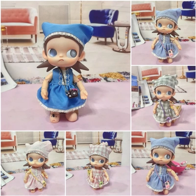 玛特zsiga向往之处娃衣BJD1/8分ob22小布娃娃装嘎子姐清新连衣裙