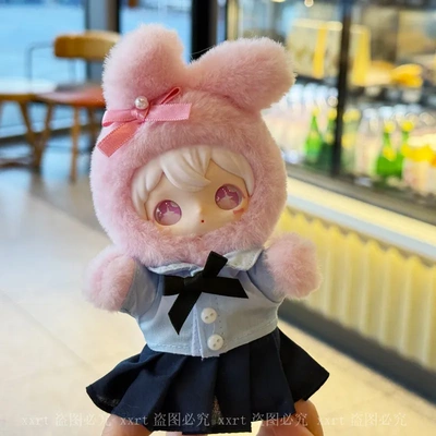 AYORTOYS兔闪闪ShyShy娃衣毛绒玩偶公仔校服女款制服裙套装穿着替