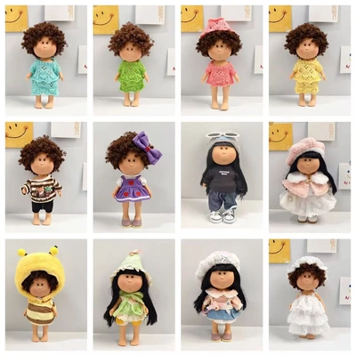 西班牙Mia土豆娃娃衣服24厘米mia公仔换装毛衣针织衫花影织语装萌