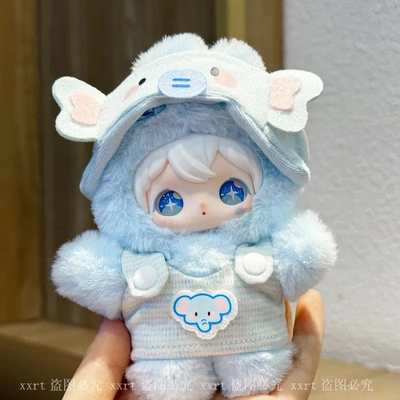 AYORTOYS兔闪闪ShyShy娃衣发带连体衣潮流搪胶毛绒公仔挂件衣服穿