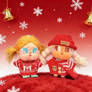 CRYBABY娃衣眼泪工厂哭娃新年M毛衣针织衫 15CM玩偶着替可爱 套装