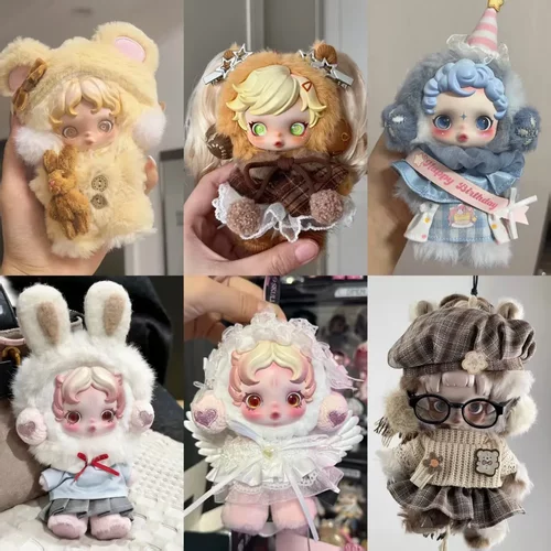 sp娃衣光织园马力全开毛绒skullpanda暗系列衣服二代【不含玩偶】