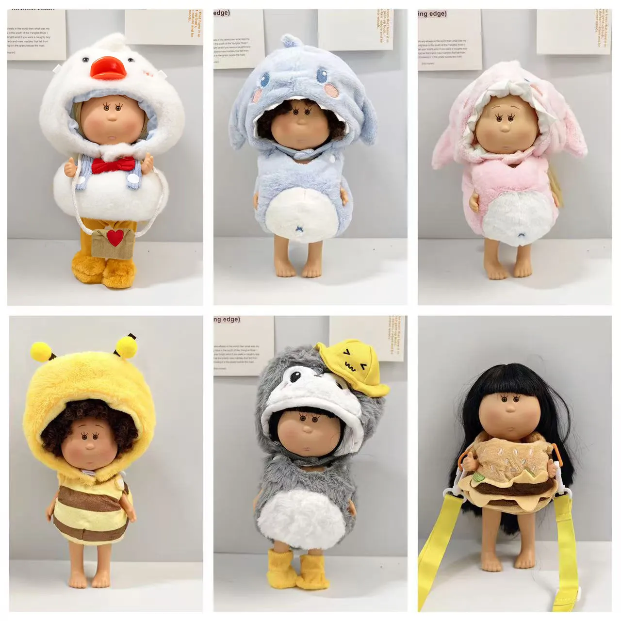 西班牙Mia土豆娃娃衣服24厘米mia公仔换装蜜蜂鲨鱼企鹅白鹅面包服,玩具/童车/益智/积木/模型,娃娃/配件/着替,淘宝优惠券,粉丝福利购,淘宝优惠卷