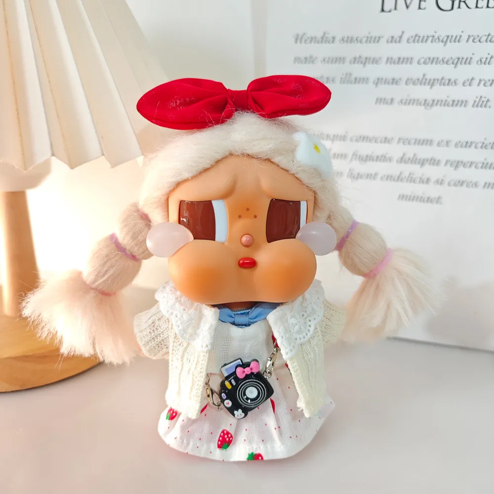 度假Crybaby哭娃沙滩小憩挂件娃衣服草莓小裙子开衫毛衣外套套装