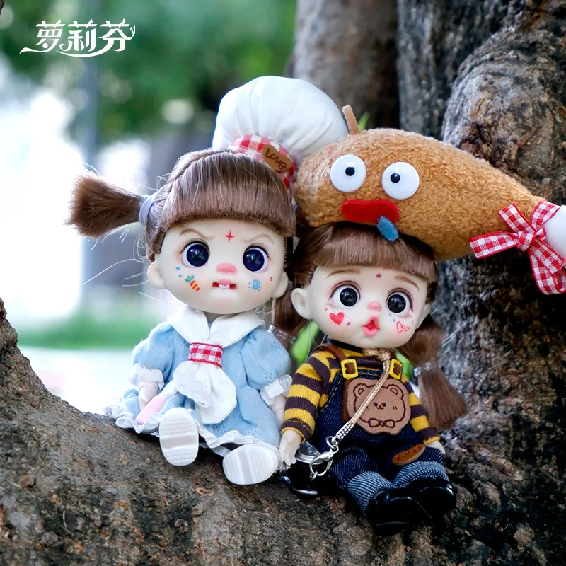 新品手机挂件钥匙扣洋娃娃女孩玩偶玩具可爱生日礼物摆件盲盒手办