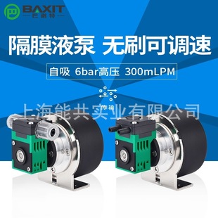 BAXIT巴谢特隔膜液泵12V 24V微型真空泵气液两用小水泵L01BW气泵