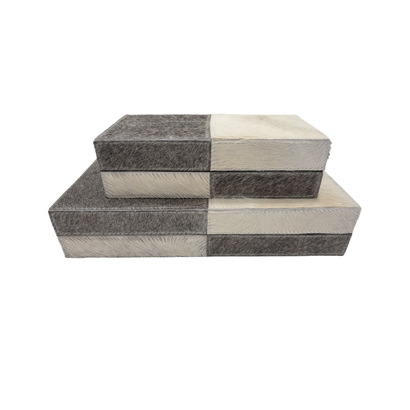 现代简约马毛收纳盒摆件酒店客厅梳妆台卧室衣帽间桌面装饰摆件