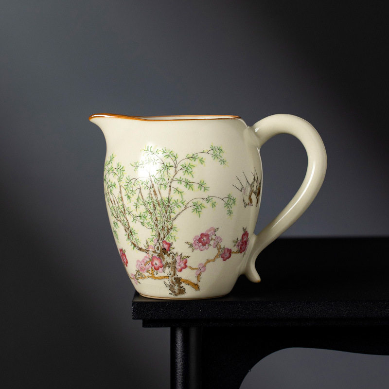 米黄汝窑春燕公道杯高端陶瓷耐热茶滤一体分茶器大容量泡茶匀杯,鲜花速递/花卉仿真/绿植园艺,其它园艺用品,淘宝优惠券,粉丝福利购,淘宝优惠卷