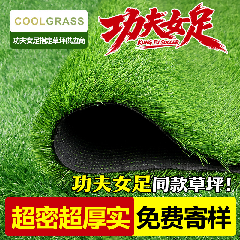coolgrass仿真草坪地毯人工草皮塑料绿色假草坪户外阳台屋顶庭院