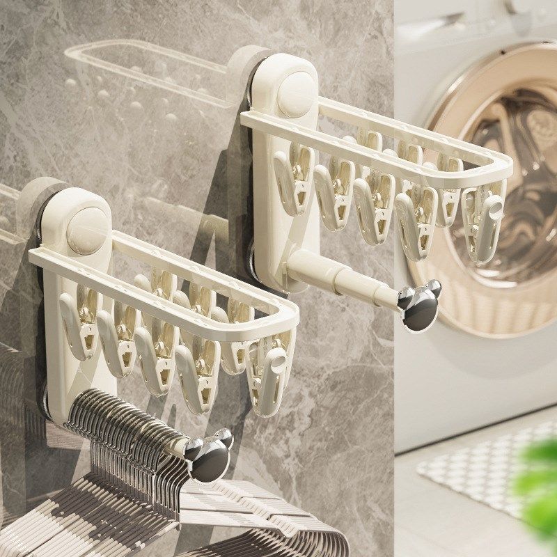 吸盘袜子晾晒架多m夹子晾衣架家用壁挂袜夹阳台折叠晒袜子神器,收纳整理,袜子架,淘宝优惠券,粉丝福利购,淘宝优惠卷