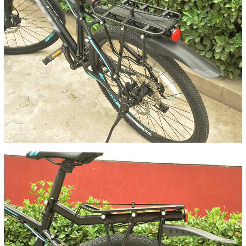 山地车铝合金后座n货架带孩子后衣架自行车后货架载人后座