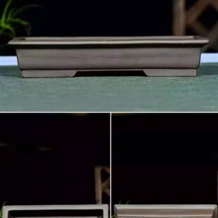 紫砂花盆条形窗台盆客厅盆景盆丛林盆艺J多肉植物花盆中国风陶瓷