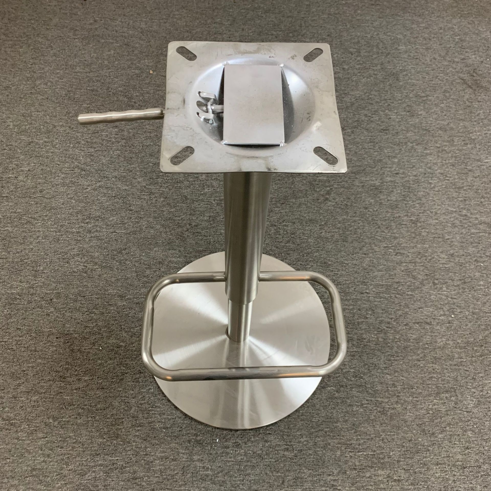 不锈钢升降吧椅底座直径450mm