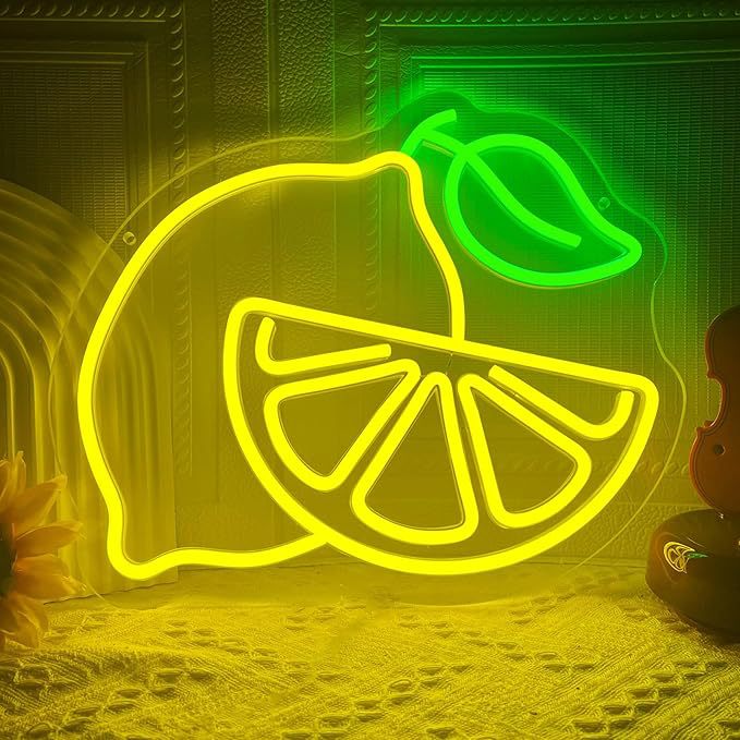 鲜艳水果霓虹LED招牌2025