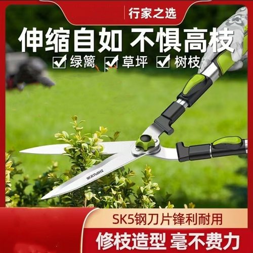 园艺大剪刀园林花剪修枝剪修剪坪专用绿篱剪强力修剪树枝