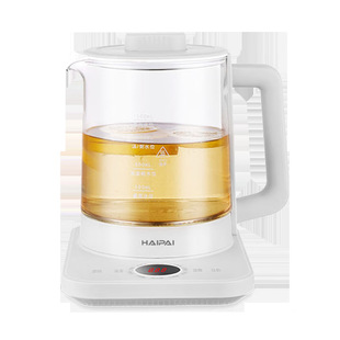 海牌养生壶HP-Y815A 电水壶白色多功能煮茶壶玻璃壶家用烧水壶