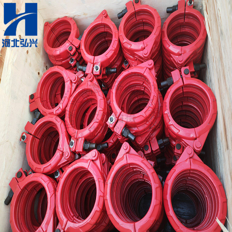 U型卡箍 DN125锻造管卡 建筑机械快速安装卡箍