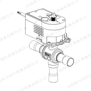 带ODS铜接头 Castel卡士妥三通电动球阀6690EM M28A6