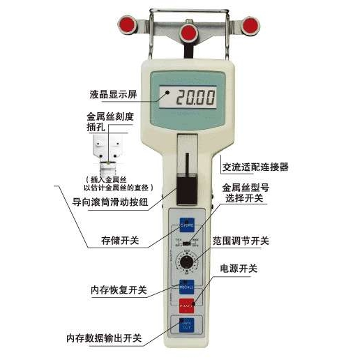 日本SHIMPO力新宝 手提式电子数字测量器 数字式张力仪 DTMX-20B