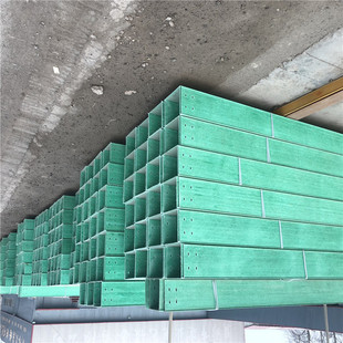 玻璃钢管箱310 5玻璃钢桥架怎样在钢制管廊上固定线槽高强度 190