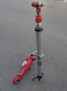 7665MZ双级气腿式风钻 向上式凿岩机 隧道风动打孔机用于巷道施工