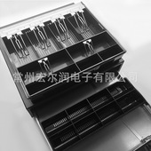 重型全金属钱箱 钱箱415 7B4C 窄边大容量设计